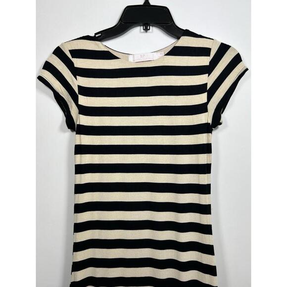 Rachel Parcell Striped Tshirt Dress Sz XS Black/Cream  Jersey Soft - Picture 3 of 8